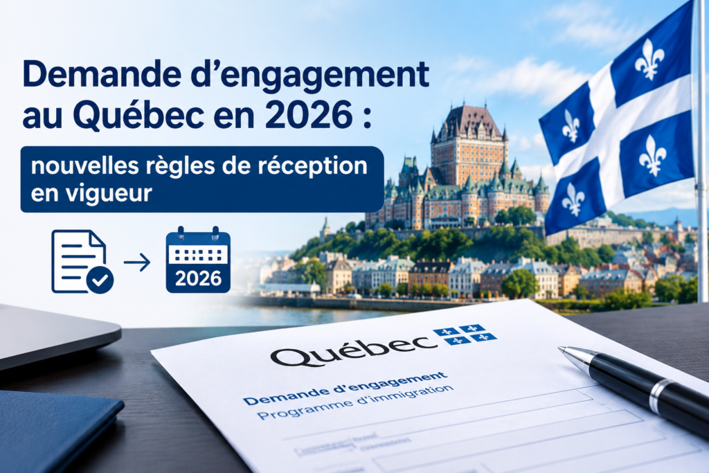 demande d’engagement au québec 2026